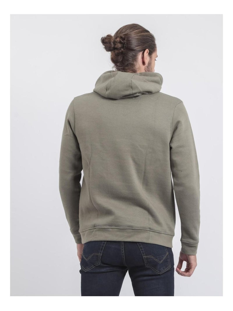 Sweat capuche WOMATIC Kaki - Kiabi
