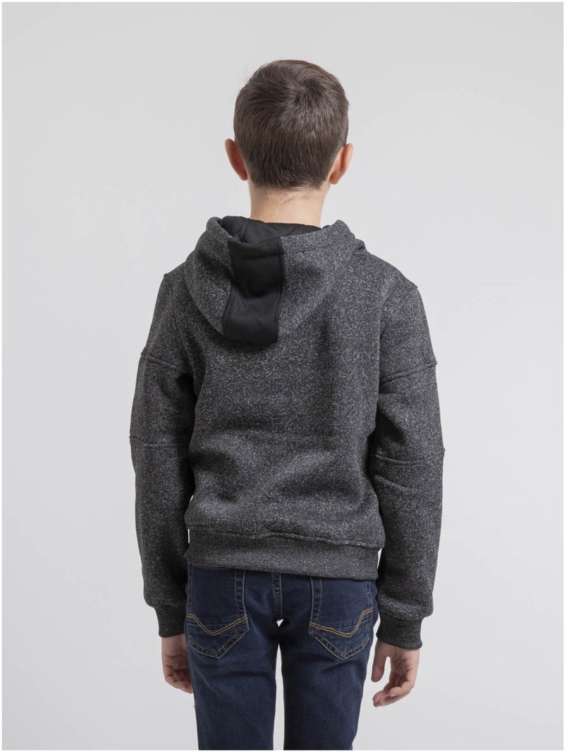 Sweat capuche WOPILO-J gris anthracite - Kiabi