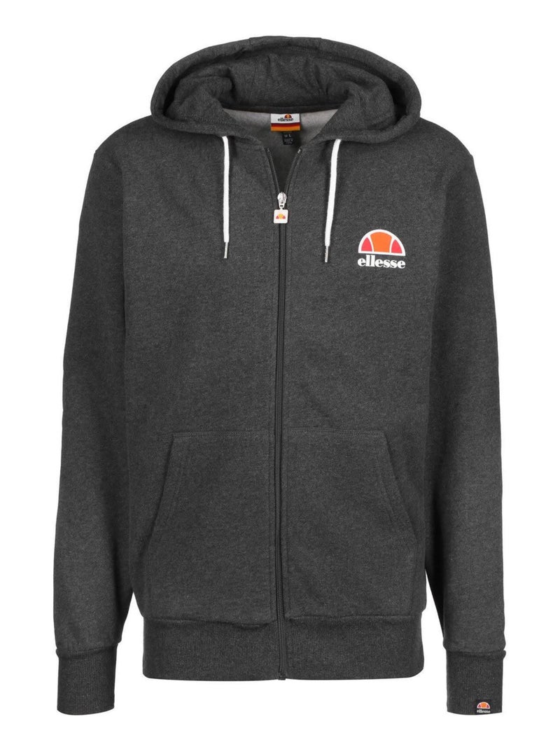 Sweat Capuche Zip Ellesse Mileto FZ Hoody Gris - Kiabi