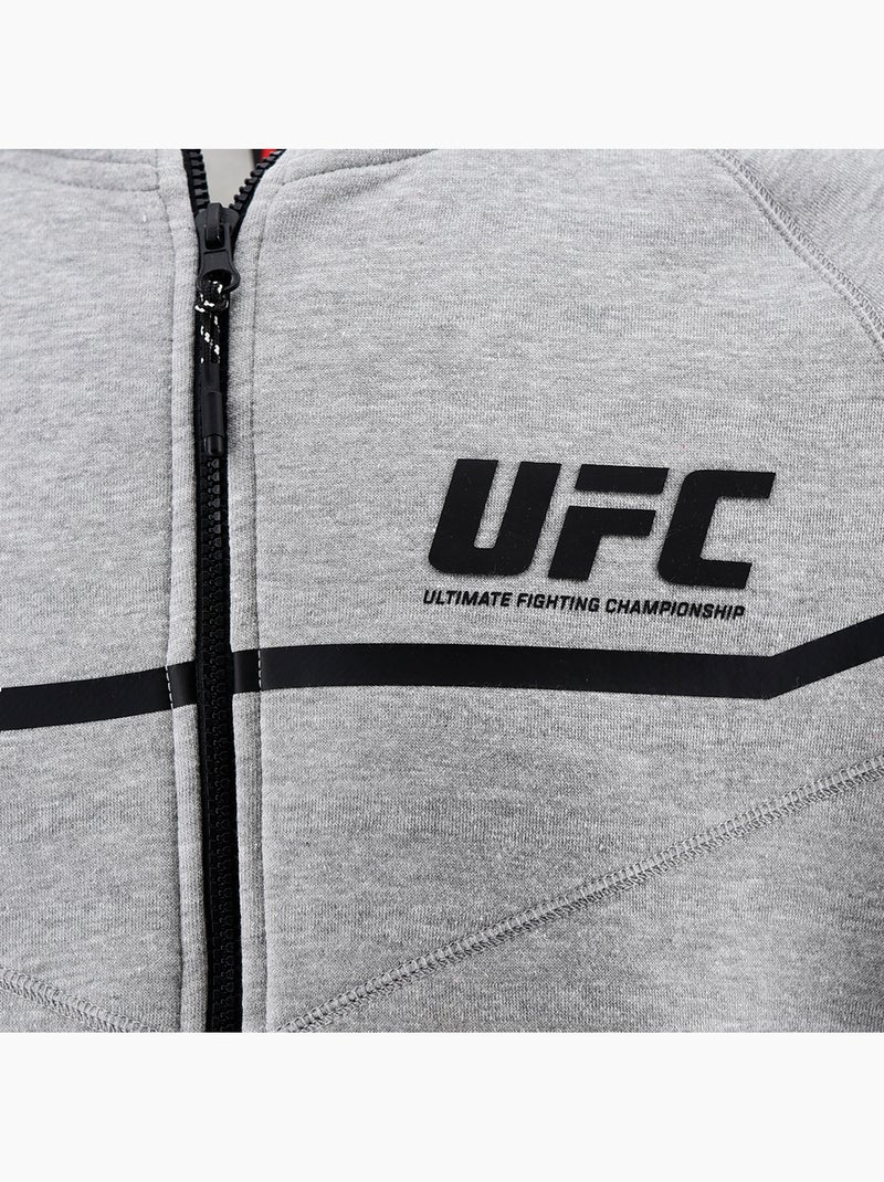 Sweat capuche zippé UFC gris homme hoodie sport décontracté Gris - Kiabi