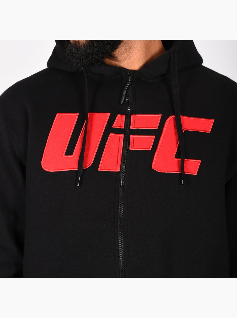 Sweat capuche zippé UFC homme noir hoodie sport lifestyle Noir - Kiabi