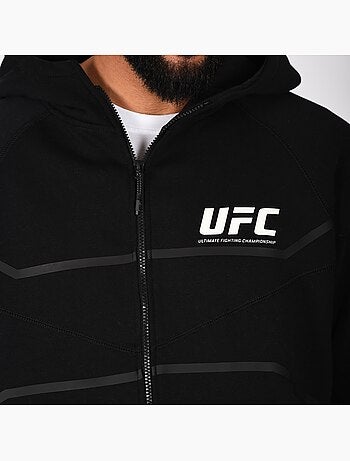 Sweat capuche zippé UFC noir homme hoodie sport