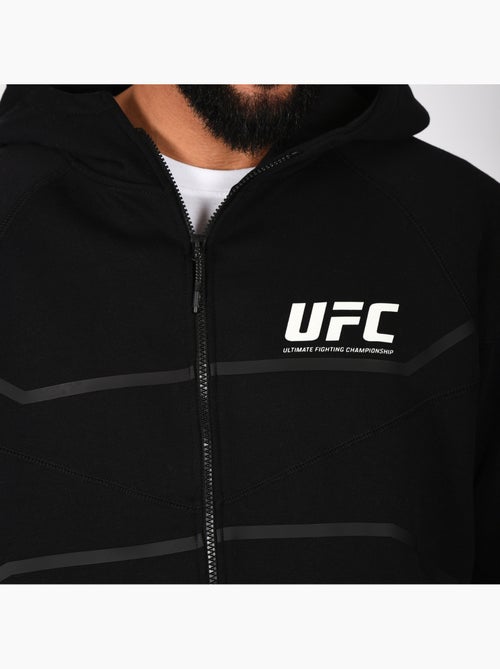 Sweat capuche zippé UFC noir homme hoodie sport - Kiabi