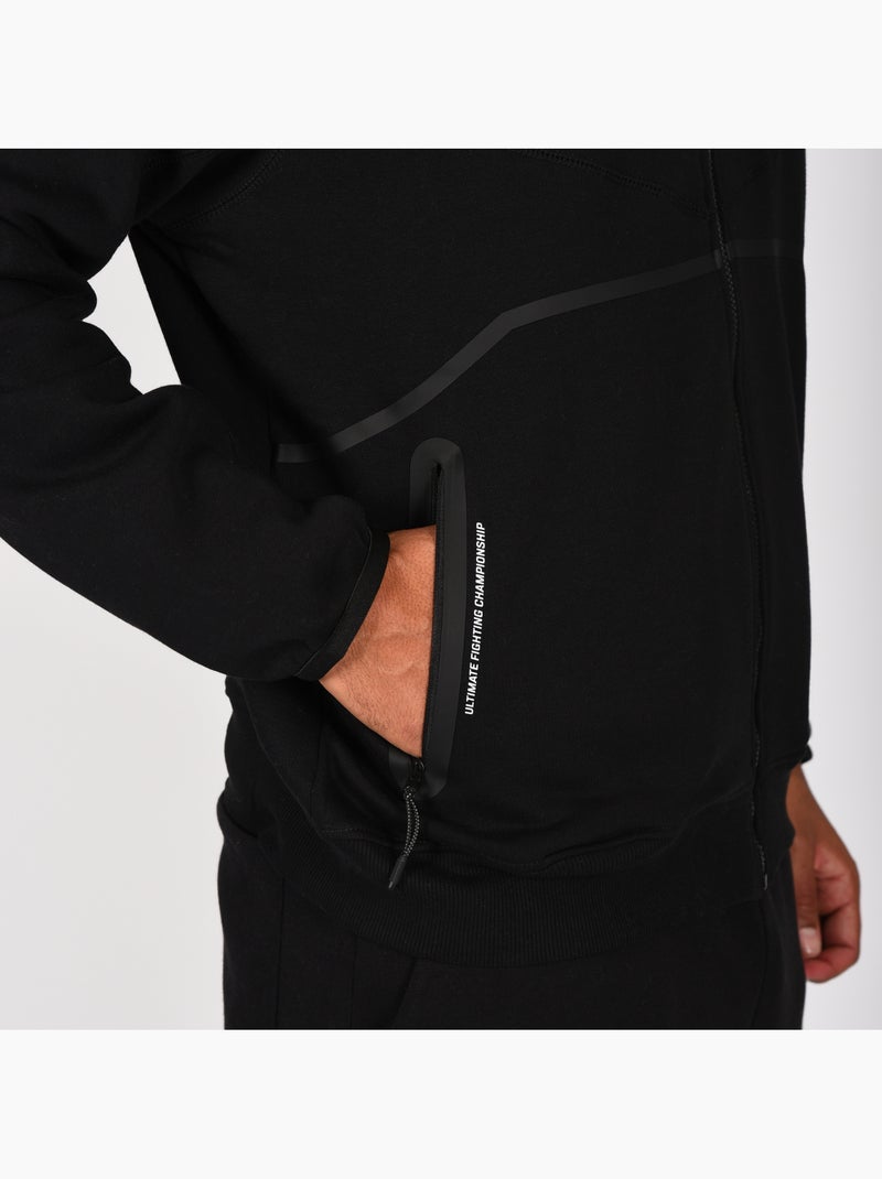 Sweat capuche zippé UFC noir homme hoodie sport Noir - Kiabi