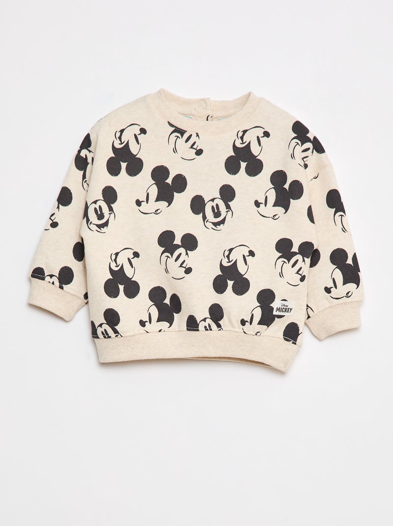 Sweat chaud imprimé 'Disney' Beige - Kiabi