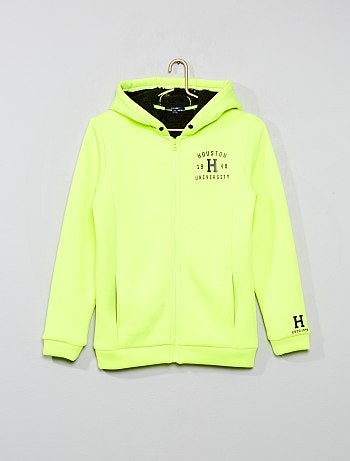Sweat chaud zippé