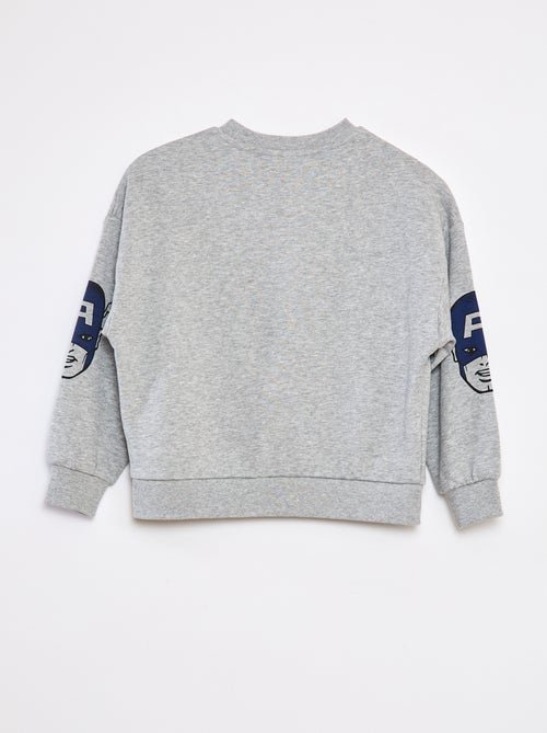 Sweat chiné 'Captain America' - Kiabi