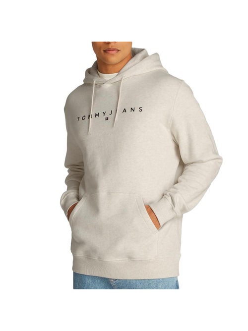 Sweat  Chiné Homme Tommy Hilfiger Linear Logo - Kiabi