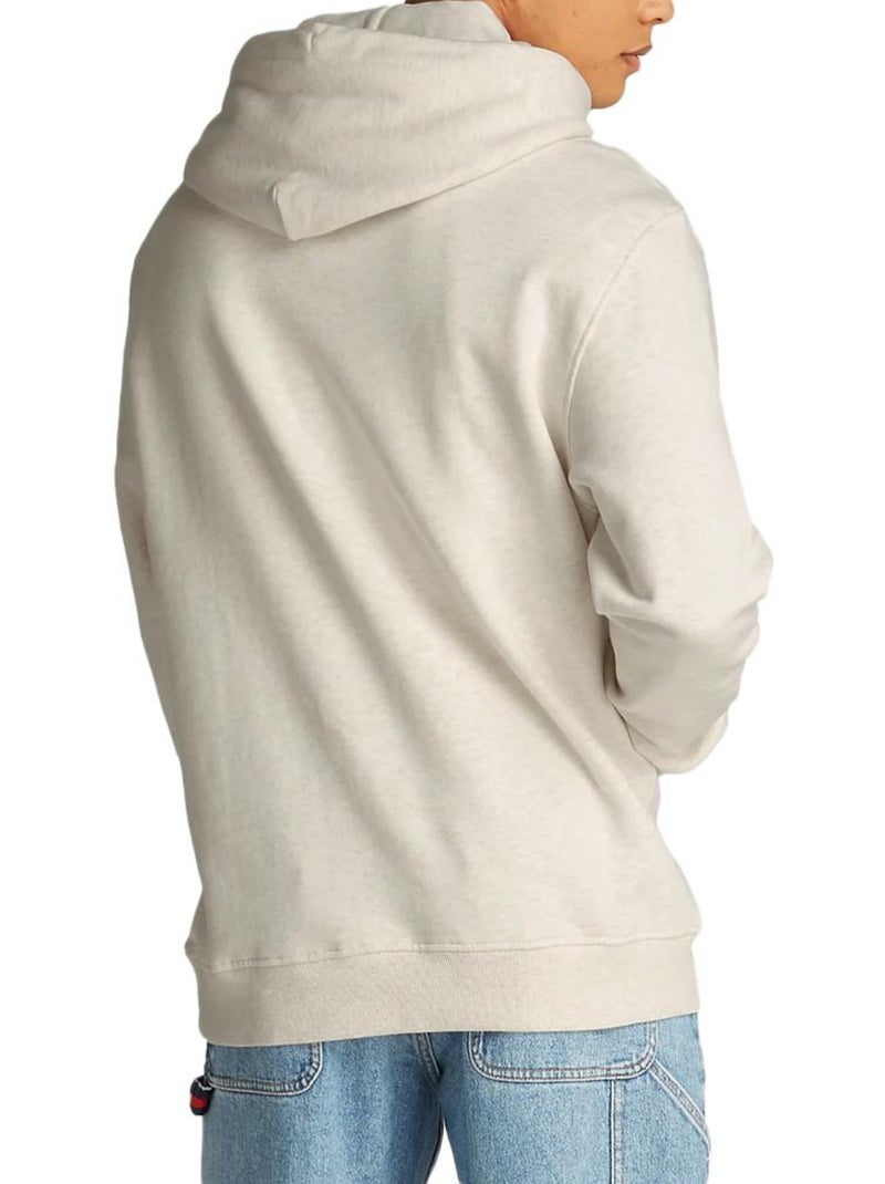 Sweat  Chiné Homme Tommy Hilfiger Linear Logo Gris - Kiabi