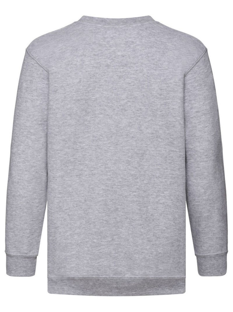 Sweat classic - fruit of the loom Gris chiné - Kiabi