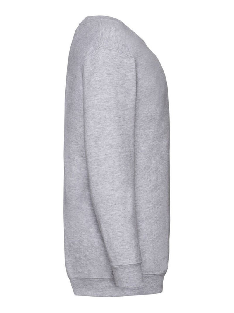 Sweat classic - fruit of the loom Gris chiné - Kiabi