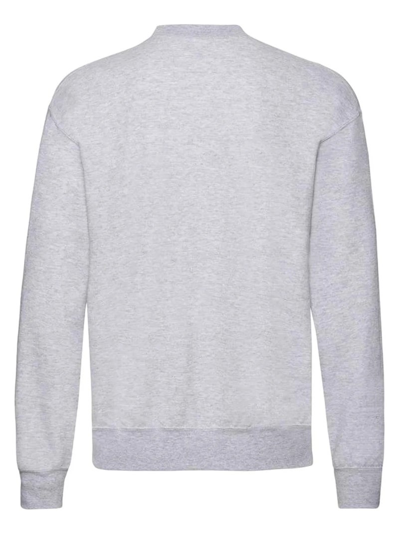 Sweat classic - fruit of the loom Gris chiné - Kiabi