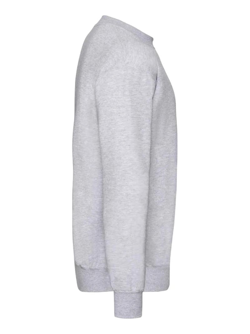 Sweat classic - fruit of the loom Gris chiné - Kiabi