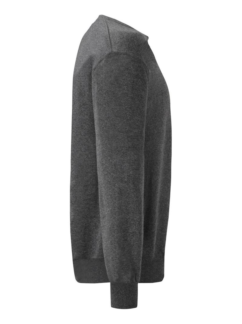 Sweat classic - fruit of the loom Gris foncé - Kiabi