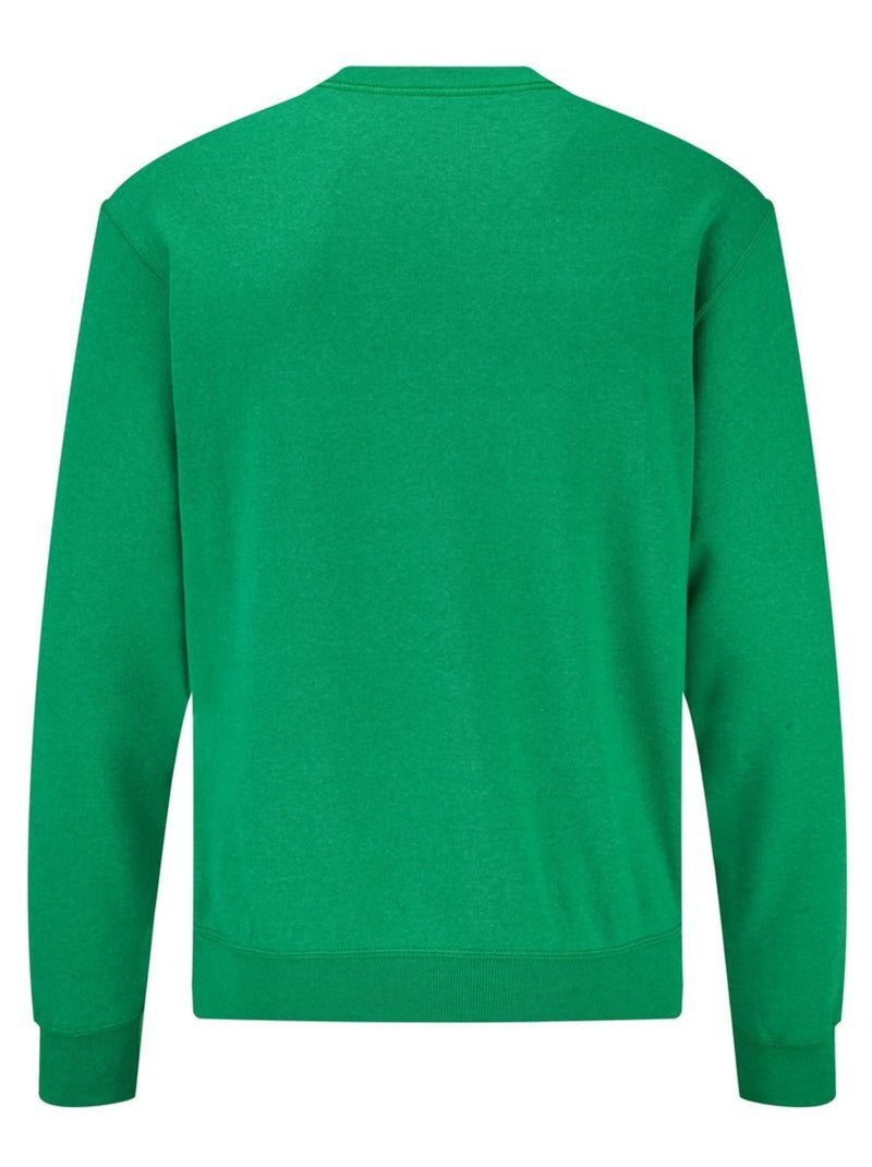 Sweat classic - fruit of the loom Gris Vert - Kiabi
