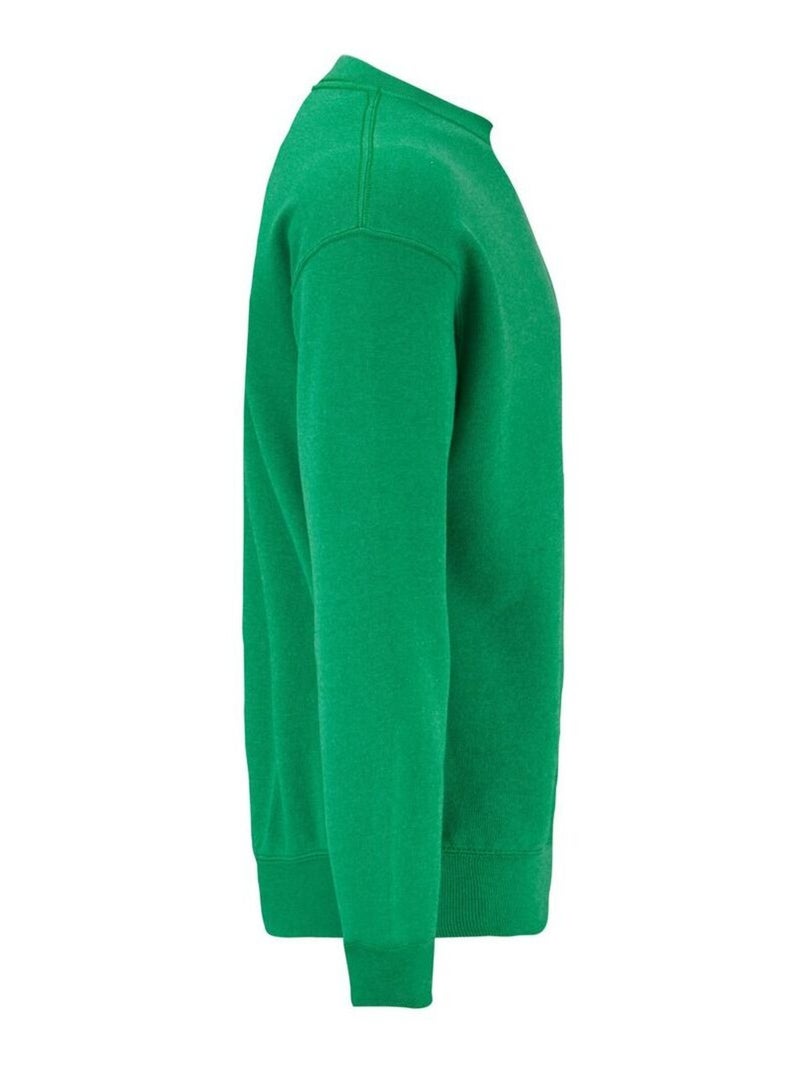 Sweat classic - fruit of the loom Gris Vert - Kiabi