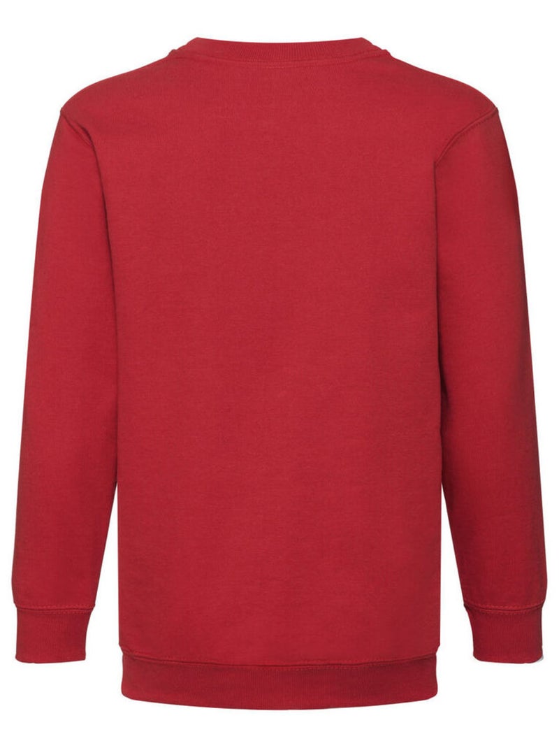 Sweat classic - fruit of the loom Rouge - Kiabi
