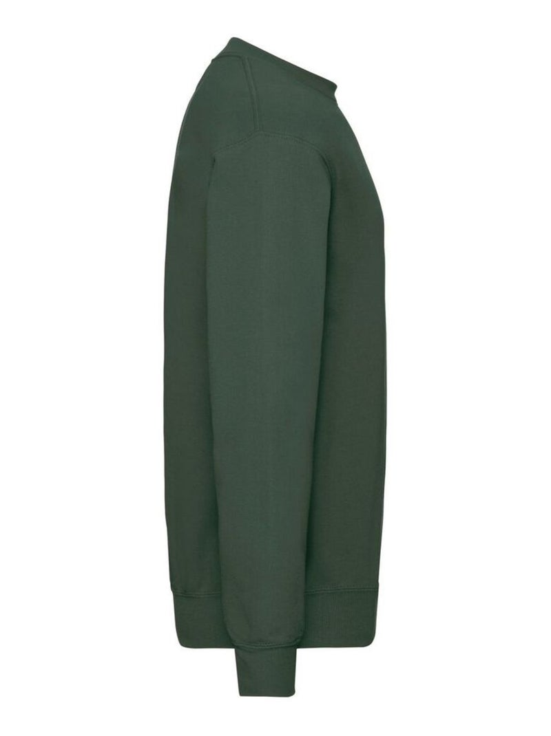 Sweat classic - fruit of the loom Vert bouteille - Kiabi