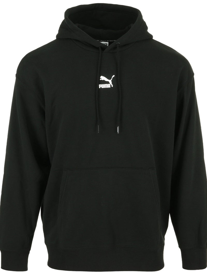 Sweat Classics Relaxed Hoodie Noir - Kiabi