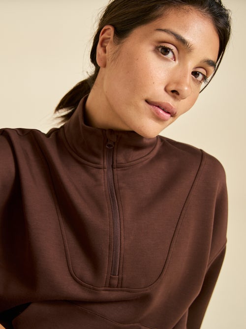Sweat col camionneur - ekstract - Kiabi Sweat col camionneur - ekstract - Kiabi