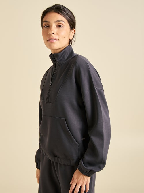 Sweat col camionneur - ekstract - Kiabi Sweat col camionneur - ekstract - Kiabi