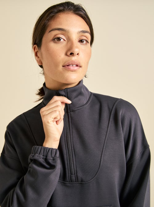 Sweat col camionneur - ekstract - Kiabi Sweat col camionneur - ekstract - Kiabi