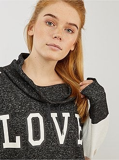 Sweat col camionneur - Kiabi