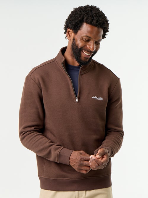 Sweat col camionneur - Kiabi