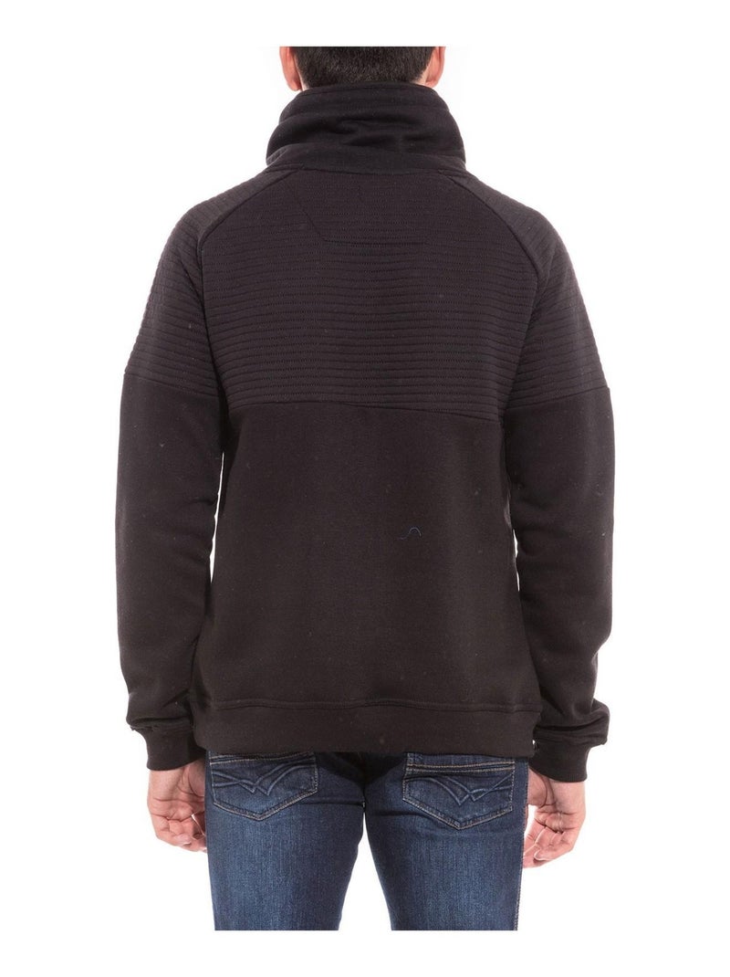 Sweat col châle WONARA Noir - Kiabi