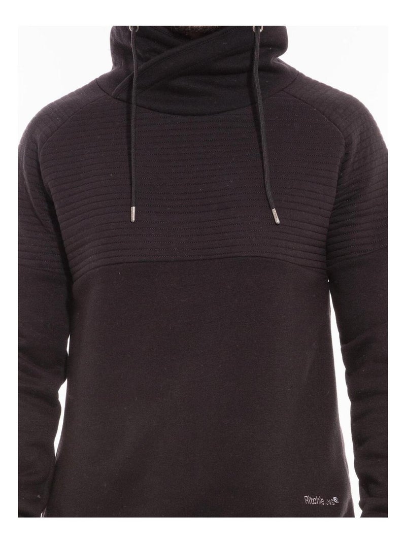 Sweat col châle WONARA Noir - Kiabi