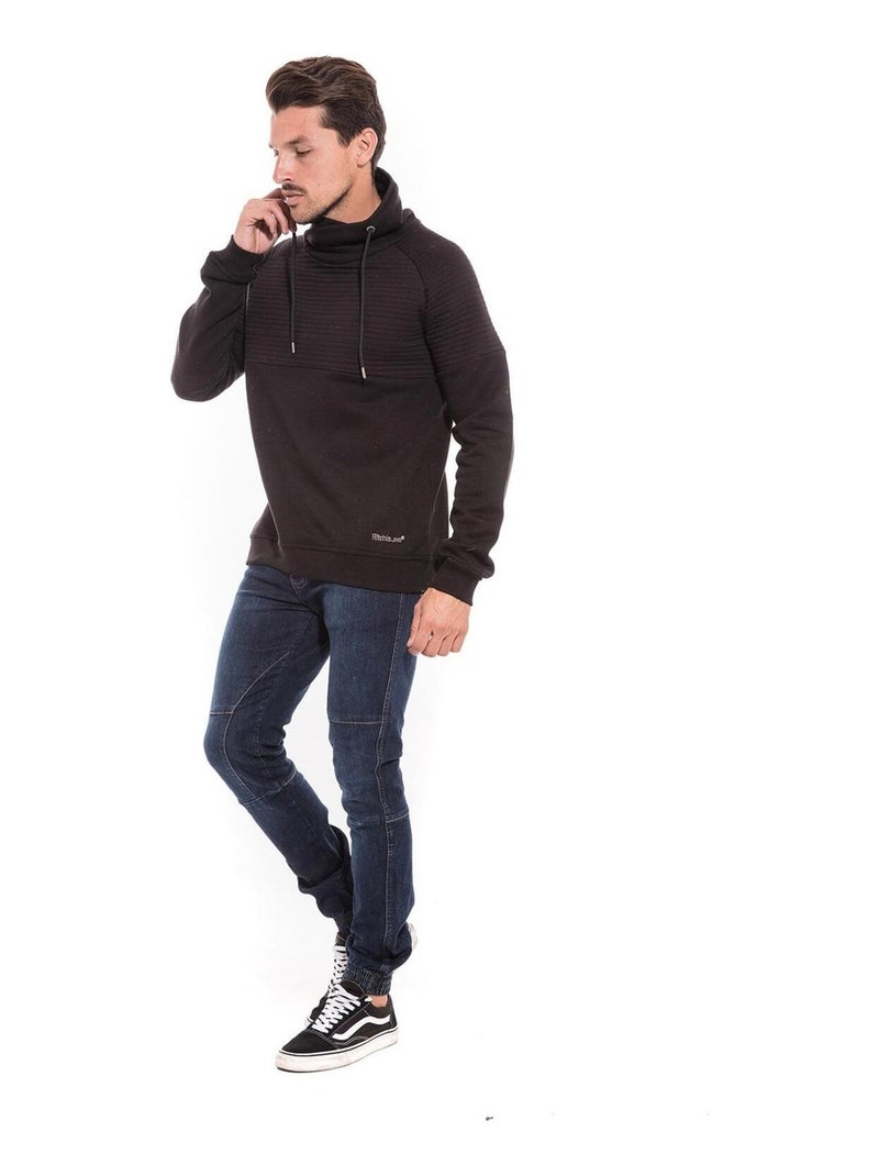 Sweat col châle WONARA Noir - Kiabi