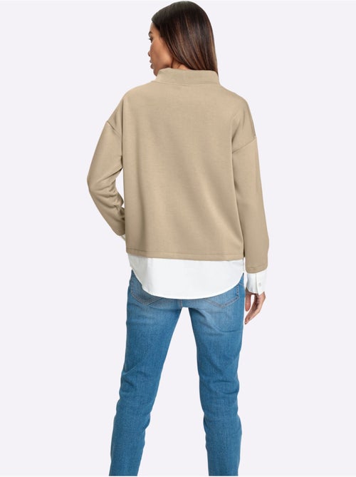 Sweat Col Montant - Taille Standard - Helline - Kiabi Sweat Col Montant - Taille Standard - Helline - Kiabi