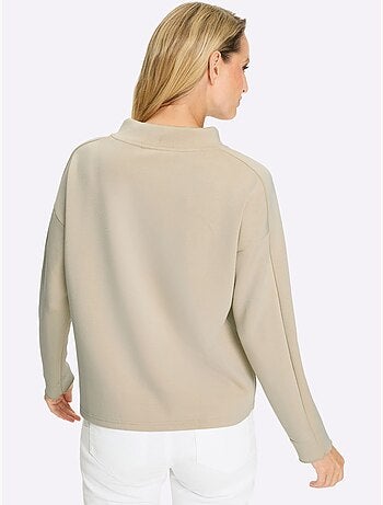 Sweat Col Montant 50% Modal - Taille Standard - Helline