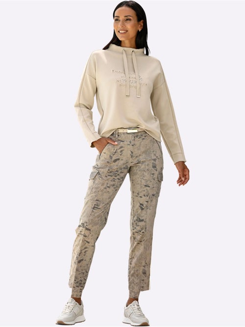 Sweat Col Montant 50% Modal - Taille Standard - Helline - Kiabi