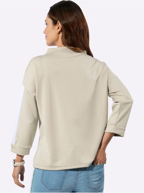 Sweat Col Montant 50% Modal - Taille Standard - Witt - Kiabi Sweat Col Montant 50% Modal - Taille Standard - Witt - Kiabi