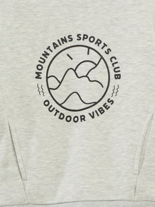 Sweat col montant loose en polaire - Kiabi