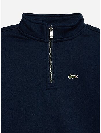 Sweat col montant zippé - lacoste