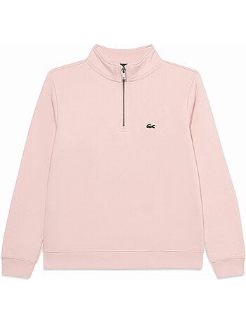 Sweat col montant zippé - lacoste