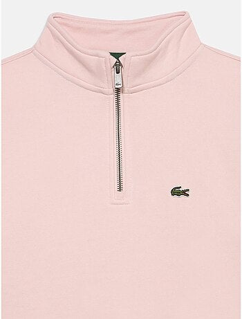 Sweat col montant zippé - lacoste