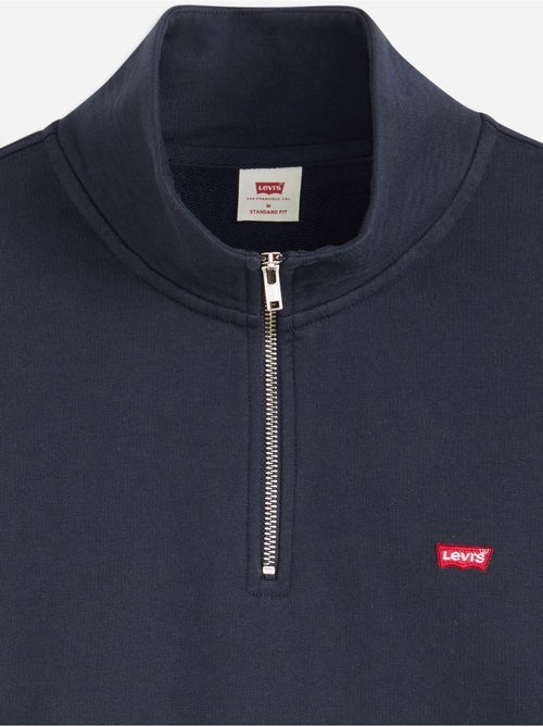 Sweat col montant zippé - levi's - Kiabi