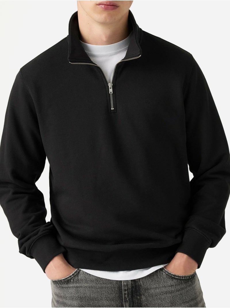 Sweat col montant zippé - levi's Noir - Kiabi