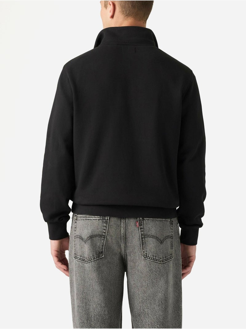 Sweat col montant zippé - levi's Noir - Kiabi