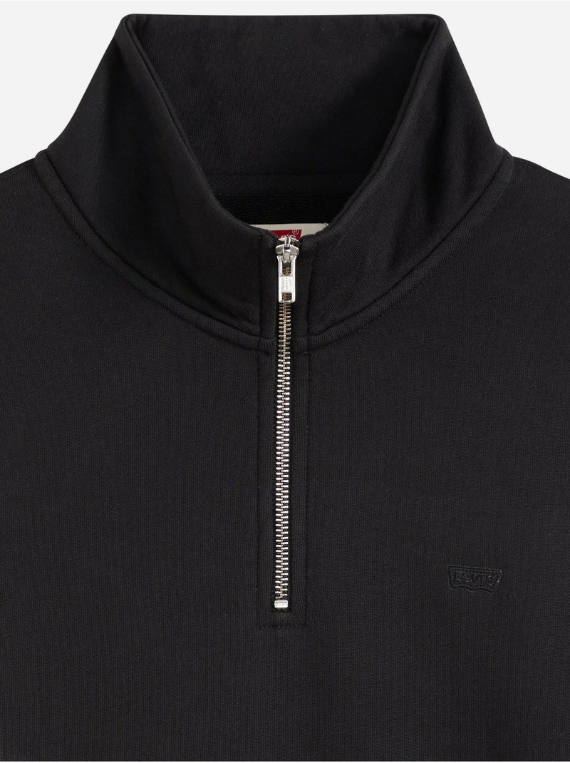 Sweat col montant zippé - levi's Noir - Kiabi