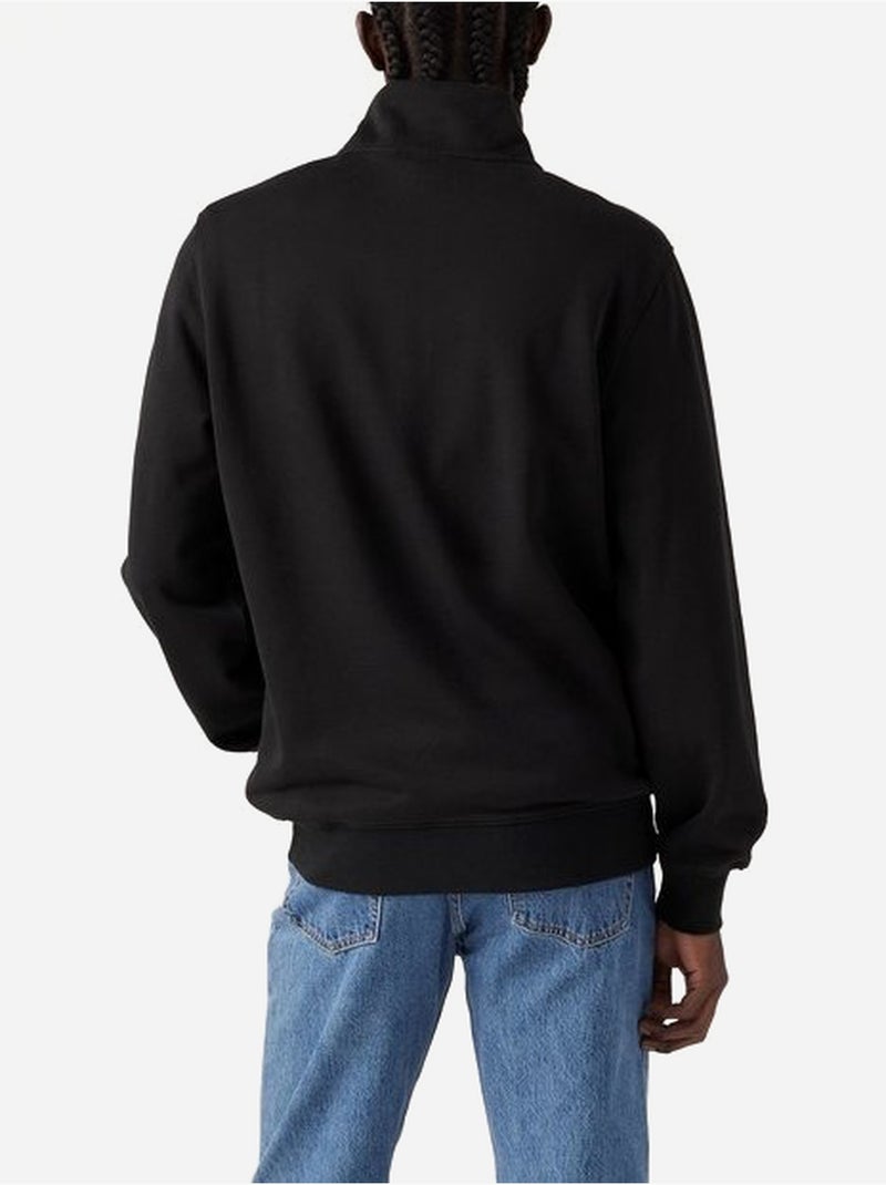 Sweat col montant zippé - levi's Noir Noir - Kiabi