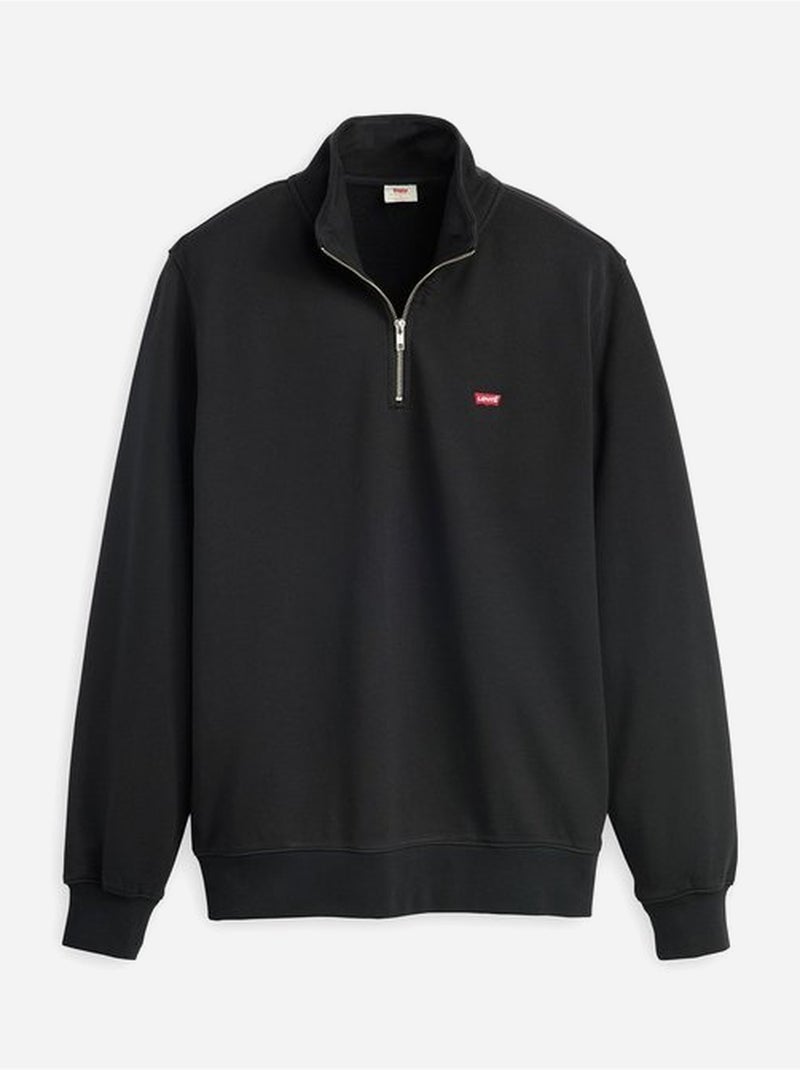 Sweat col montant zippé - levi's Noir Noir - Kiabi