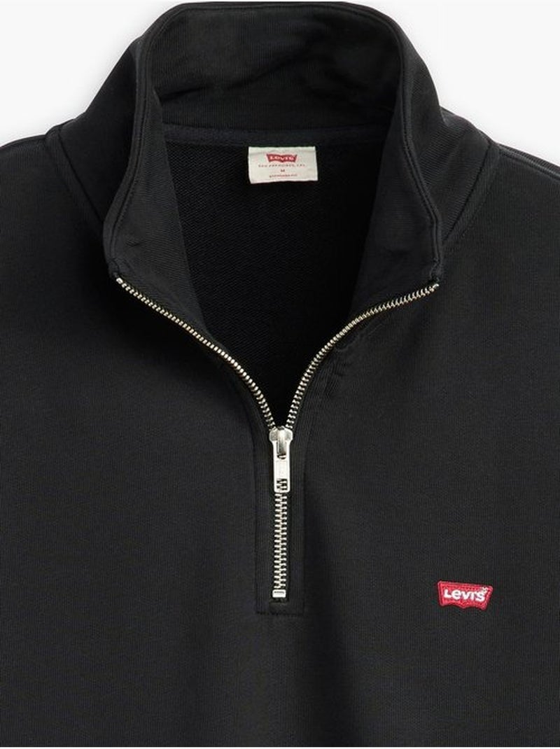 Sweat col montant zippé - levi's Noir Noir - Kiabi