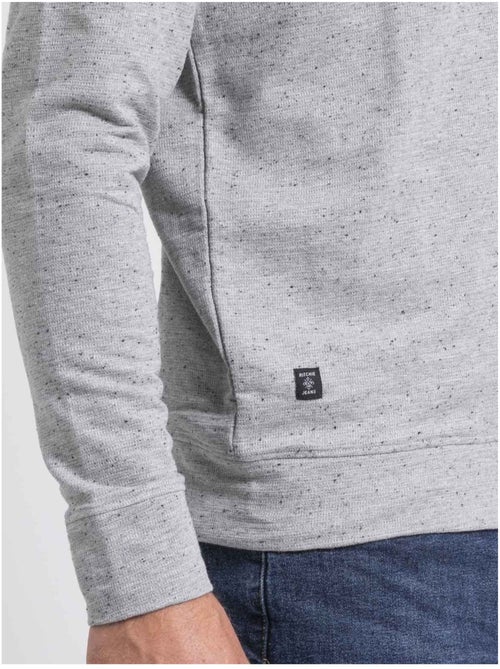 Sweat col montant zippé WALONIS - Kiabi