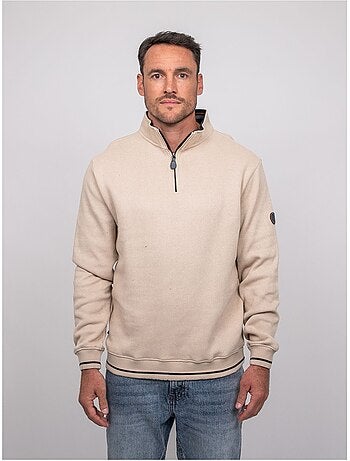 Sweat col montant zippé wirubon