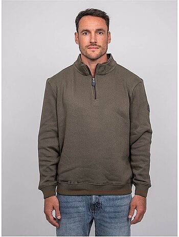 Sweat col montant zippé wirubon