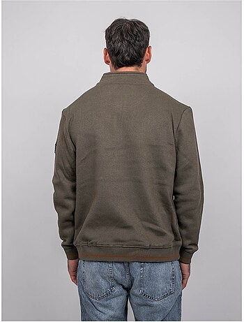 Sweat col montant zippé wirubon